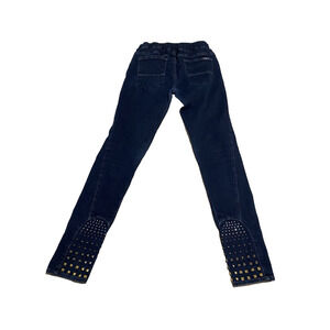 7 for all Mankind Skinny Jeggings Size 27 Dark Denim Jeans Studded Jeweled Legs
